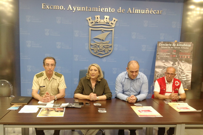 Almuñécar acoge un concierto de la Unidad de Música de la Academia de Infantería con motivo del Día de la Fuerzas Armadas